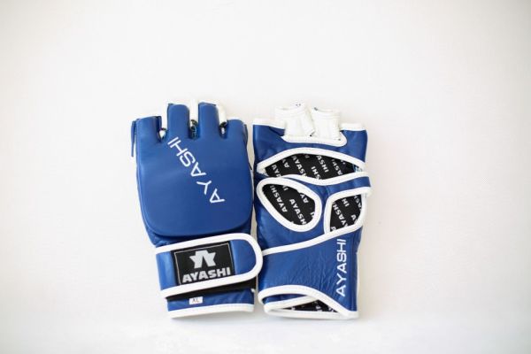 Перчатки тренировочные MMA Ayashi натуральная кожа