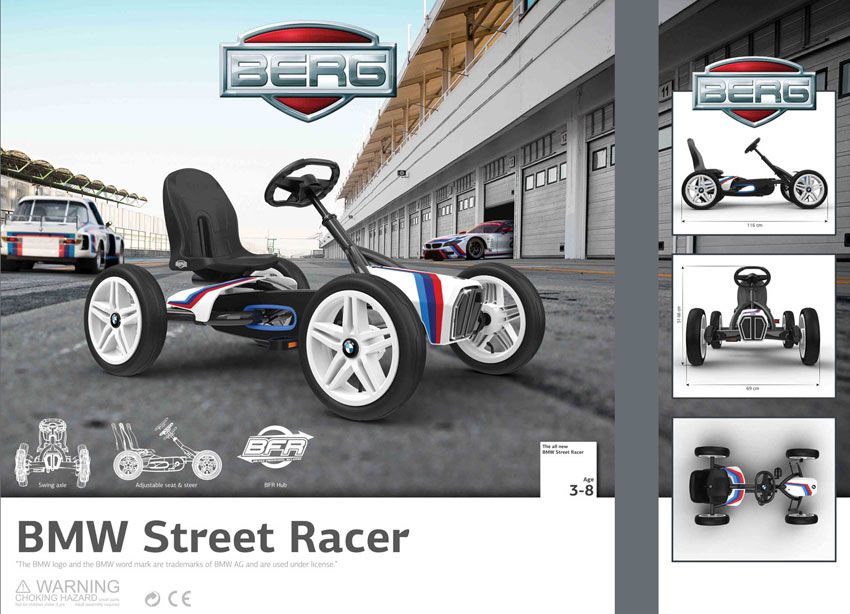 Веломобиль Berg Buddy BMW Street Racer BFR Веломобиль Berg Buddy BMW Street Racer BFR